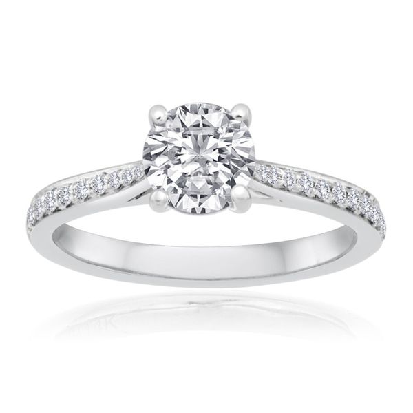 Classic Diamond Engagement Ring - J.MONALI Di'Amore Fine Jewelers Waco, TX