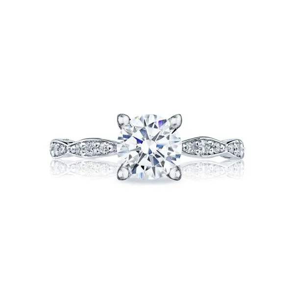 TACORI White Gold and Diamonds Engagement Ring Di'Amore Fine Jewelers Waco, TX