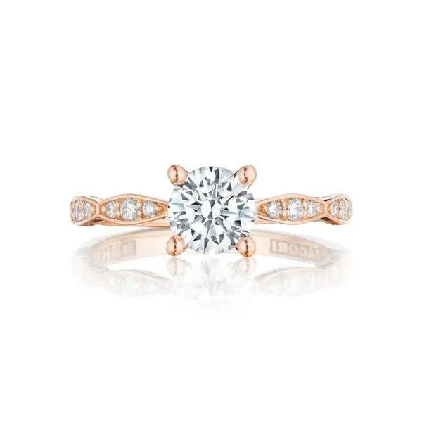 TACORI Rose Gold and Diamonds Engagement Ring Di'Amore Fine Jewelers Waco, TX