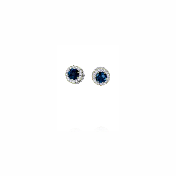 silver color stone earrings Di'Amore Fine Jewelers Waco, TX