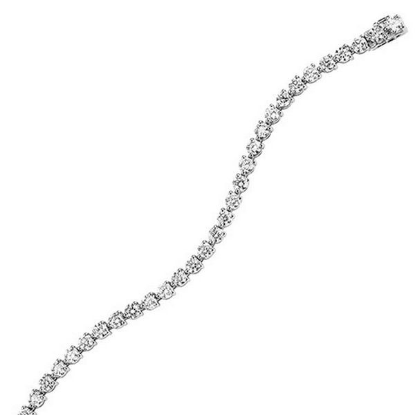 14k White Gold Diamond Tennis Bracelet Dickinson Jewelers Dunkirk, MD