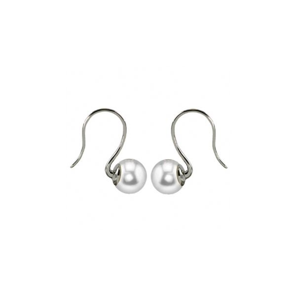 Sterling Silver Pearl Drop Earrings Dickinson Jewelers Dunkirk, MD