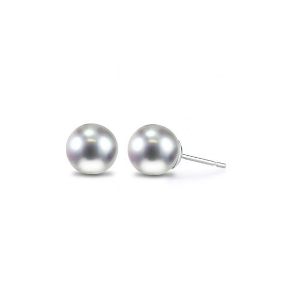 14k 4mm Akoya Pearl Stud Earrings Dickinson Jewelers Dunkirk, MD