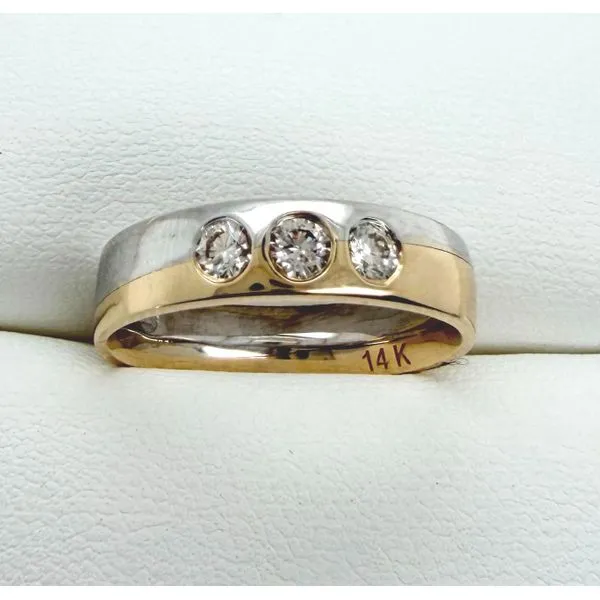 14KT Yellow & White Gold Diamond Ring 3 RBC .31ctw Diny's Jewelers Middleton, WI