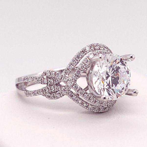 Diamond Engagement Ring Image 3 Dolabany Jewelers Westwood, MA