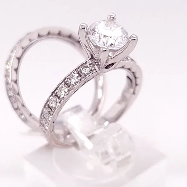 Diamond Engagement Ring Image 3 Dolabany Jewelers Westwood, MA