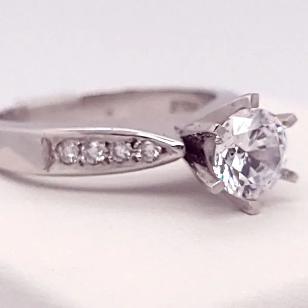 Diamond Engagement Ring Image 3 Dolabany Jewelers Westwood, MA