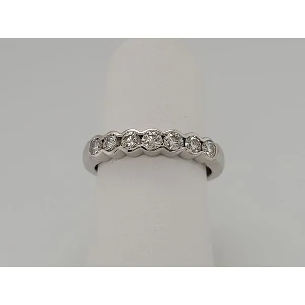 Women's Diamond Wedding Band Image 3 Dolabany Jewelers Westwood, MA