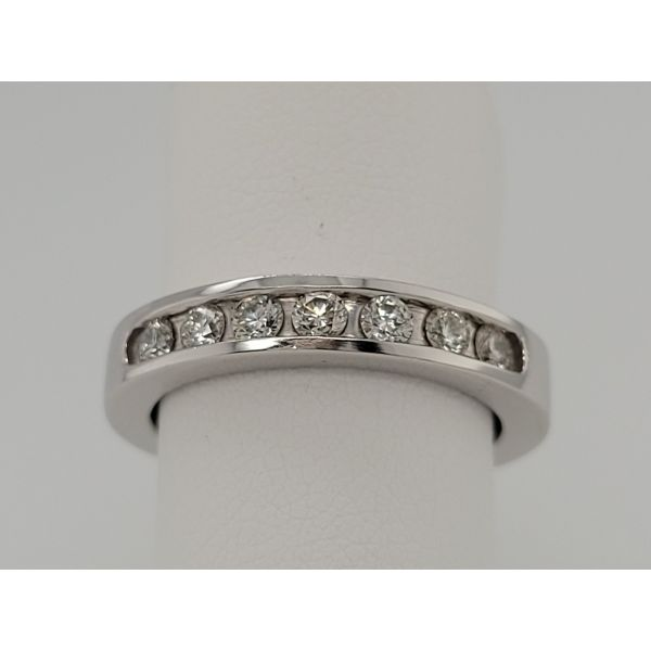 Women's Diamond Wedding Band Image 3 Dolabany Jewelers Westwood, MA