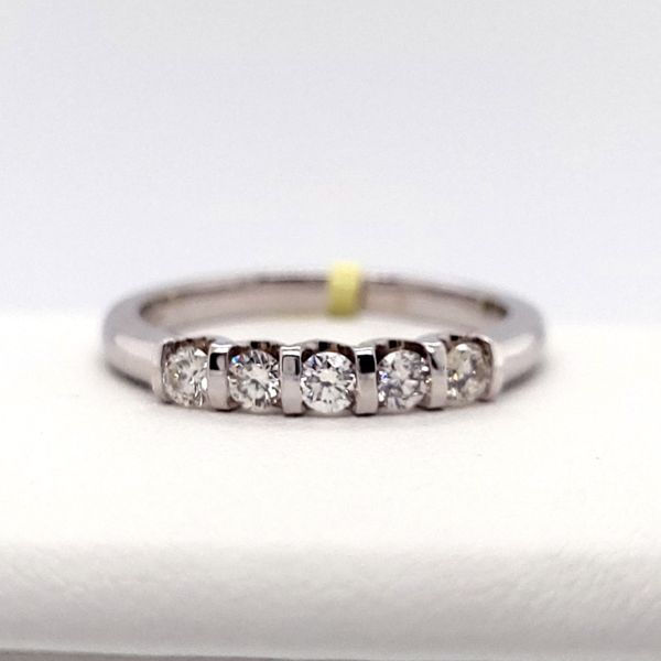 Women's Diamond Wedding Band Image 2 Dolabany Jewelers Westwood, MA