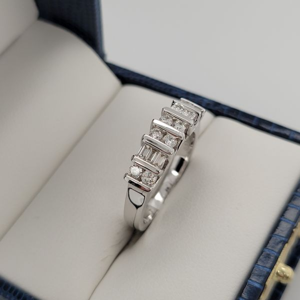 Women's Diamond Wedding Band Image 2 Dolabany Jewelers Westwood, MA