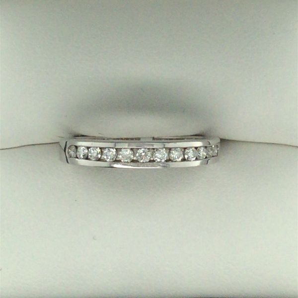 Women's Diamond Wedding Band Image 2 Dolabany Jewelers Westwood, MA