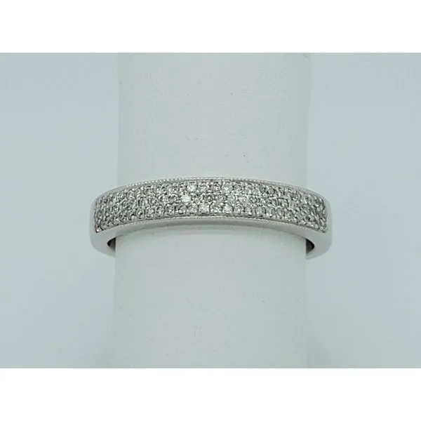 Women's Diamond Wedding Band Image 2 Dolabany Jewelers Westwood, MA