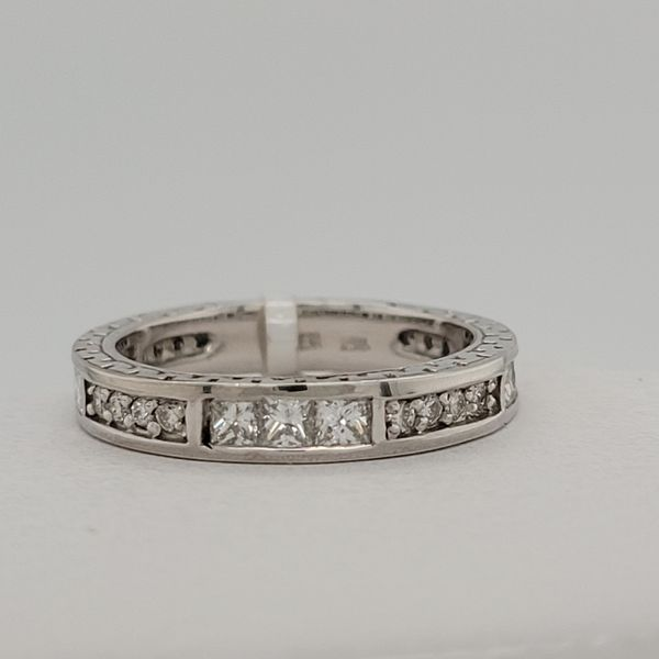 Women's Diamond Wedding Band Image 3 Dolabany Jewelers Westwood, MA