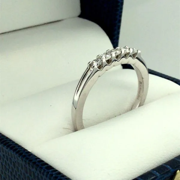 Women's Diamond Wedding Band Image 2 Dolabany Jewelers Westwood, MA