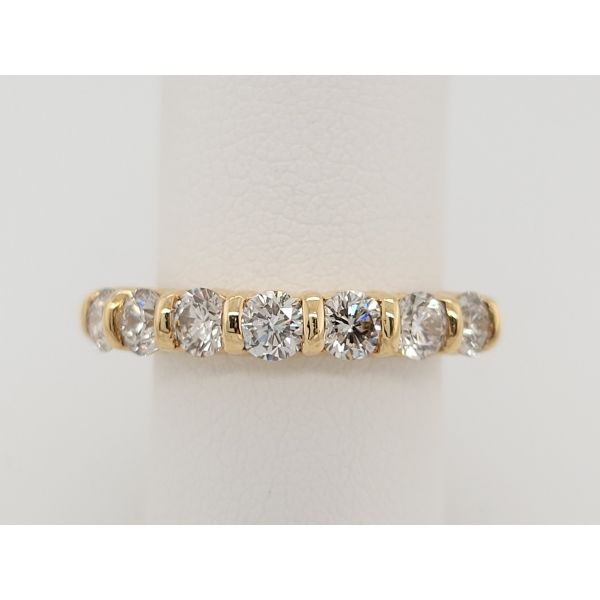 Women's Diamond Wedding Band Image 2 Dolabany Jewelers Westwood, MA