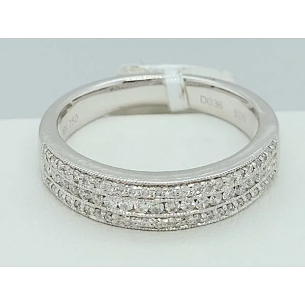 Women's Diamond Wedding Band Image 3 Dolabany Jewelers Westwood, MA