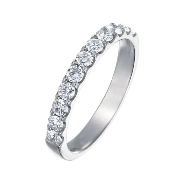 Women's Diamond Wedding Band Image 3 Dolabany Jewelers Westwood, MA