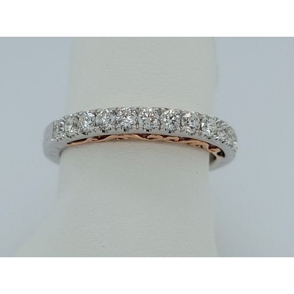 Women's Diamond Wedding Band Image 3 Dolabany Jewelers Westwood, MA