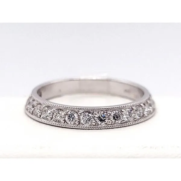 Women's Diamond Wedding Band Image 2 Dolabany Jewelers Westwood, MA