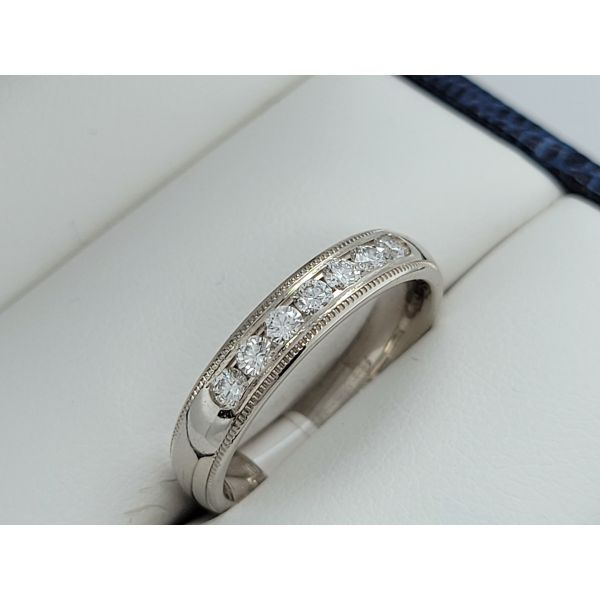 Women's Diamond Wedding Band Image 2 Dolabany Jewelers Westwood, MA