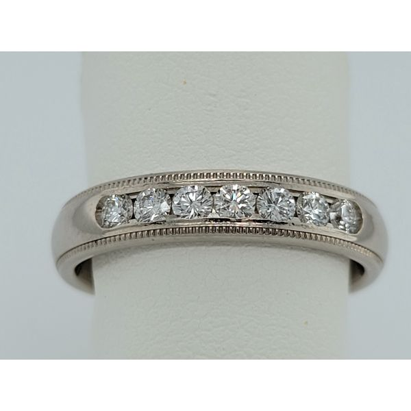 Women's Diamond Wedding Band Image 3 Dolabany Jewelers Westwood, MA