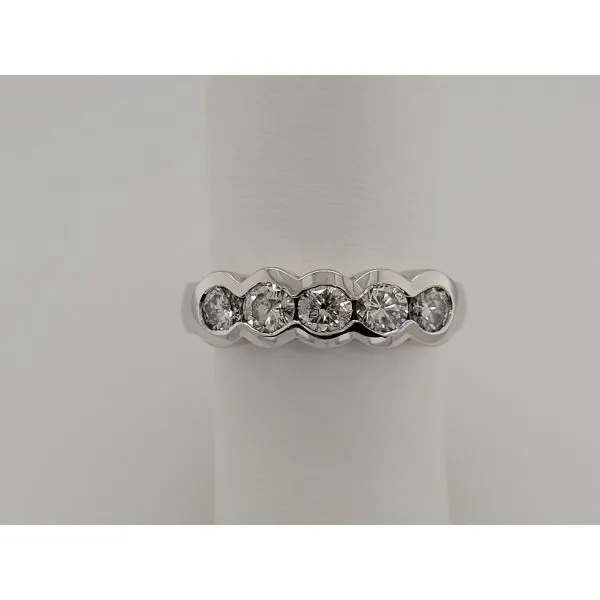 Women's Diamond Wedding Band Image 3 Dolabany Jewelers Westwood, MA