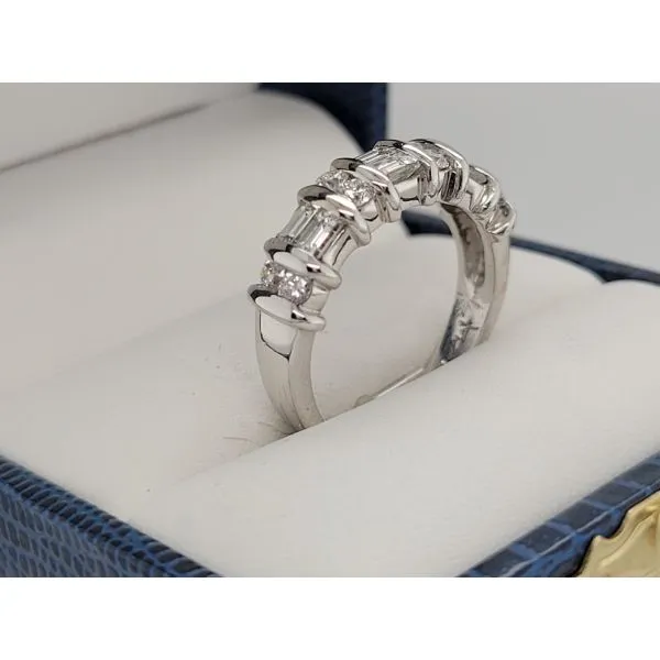 Women's Diamond Wedding Band Image 2 Dolabany Jewelers Westwood, MA