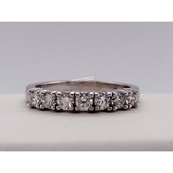 Women's Diamond Wedding Band Image 2 Dolabany Jewelers Westwood, MA