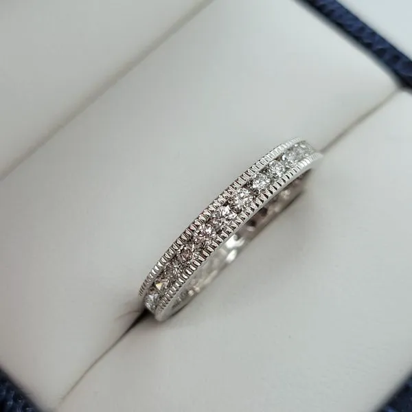 Women's Diamond Wedding Band Image 3 Dolabany Jewelers Westwood, MA