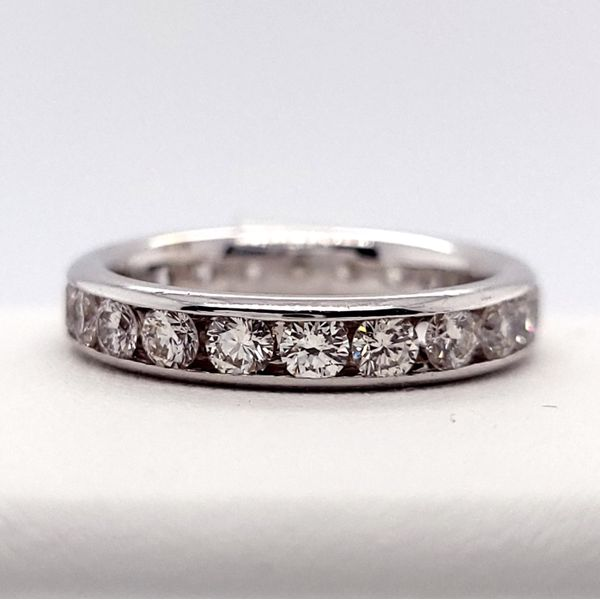 Women's Diamond Wedding Band Image 2 Dolabany Jewelers Westwood, MA