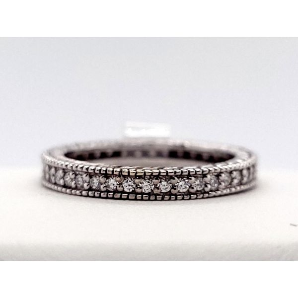 Women's Diamond Wedding Band Image 2 Dolabany Jewelers Westwood, MA