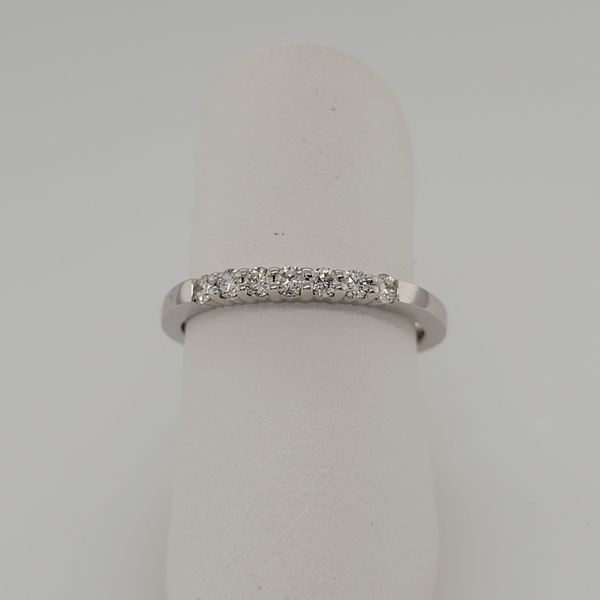 Women's Diamond Wedding Band Image 3 Dolabany Jewelers Westwood, MA