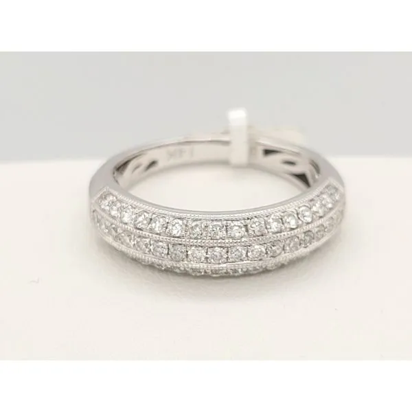 Women's Diamond Wedding Band Image 2 Dolabany Jewelers Westwood, MA