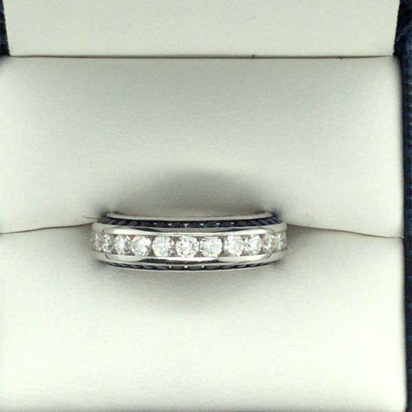 Women's Diamond Wedding Band Image 2 Dolabany Jewelers Westwood, MA