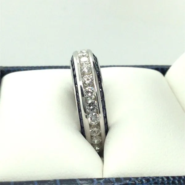 Women's Diamond Wedding Band Image 4 Dolabany Jewelers Westwood, MA