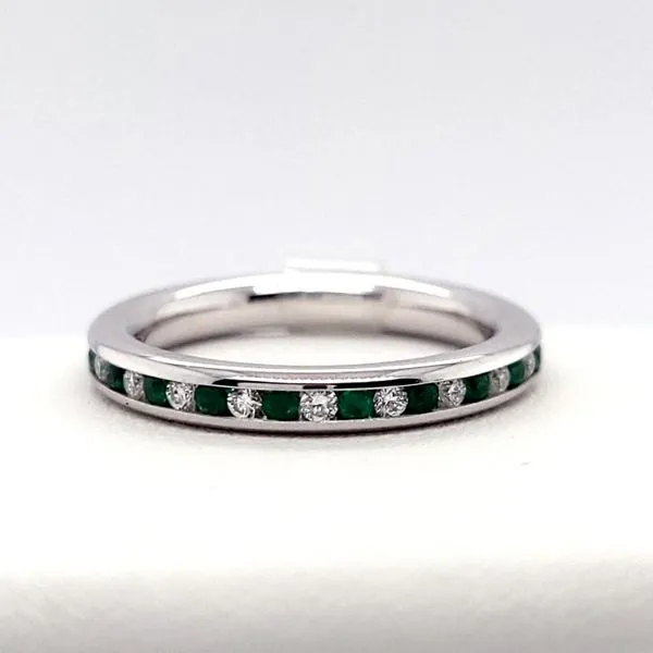 Women's Diamond Wedding Band Image 2 Dolabany Jewelers Westwood, MA