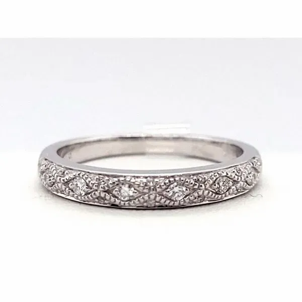 Women's Diamond Wedding Band Image 2 Dolabany Jewelers Westwood, MA