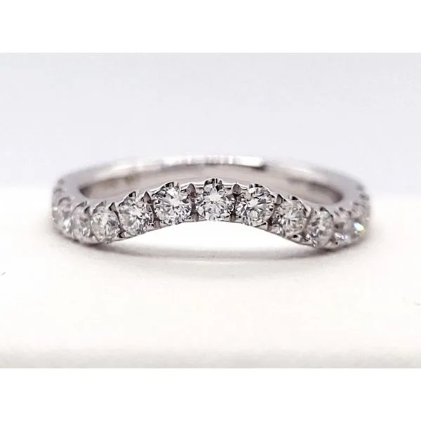 Women's Diamond Wedding Band Image 2 Dolabany Jewelers Westwood, MA