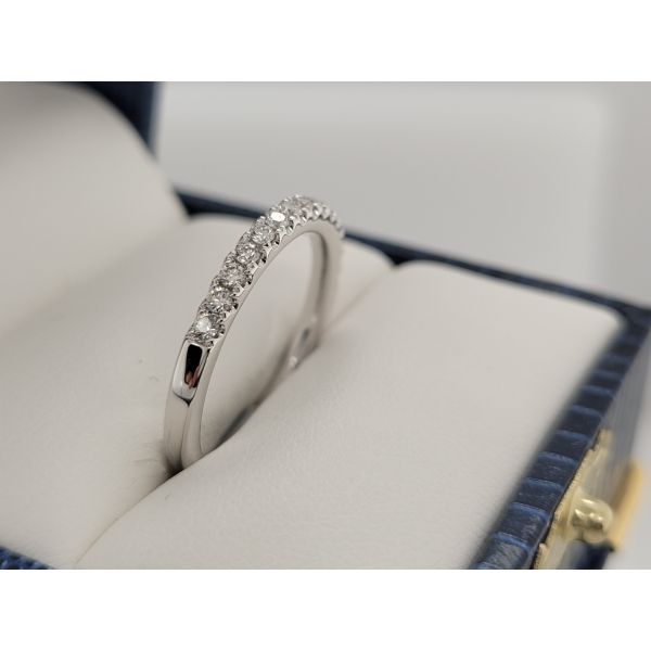 Women's Diamond Wedding Band Image 3 Dolabany Jewelers Westwood, MA