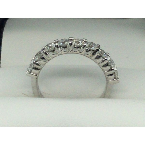 Women's Diamond Wedding Band Image 2 Dolabany Jewelers Westwood, MA