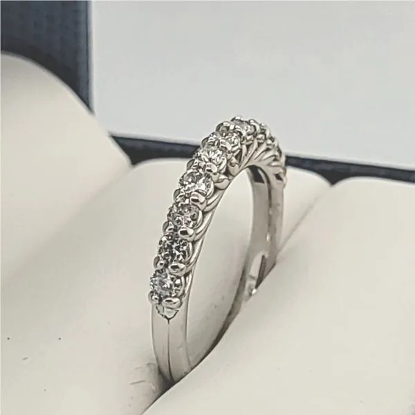 Women's Diamond Wedding Band Image 3 Dolabany Jewelers Westwood, MA