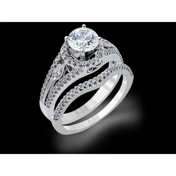 Diamond Semi-Mount Ring Dolabany Jewelers Westwood, MA