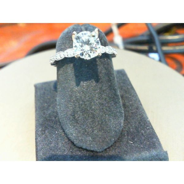 Diamond Semi-Mount Ring Dolabany Jewelers Westwood, MA