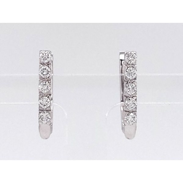 Diamond Earring Image 2 Dolabany Jewelers Westwood, MA
