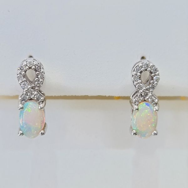 Colored Stone Earrings Image 2 Dolabany Jewelers Westwood, MA