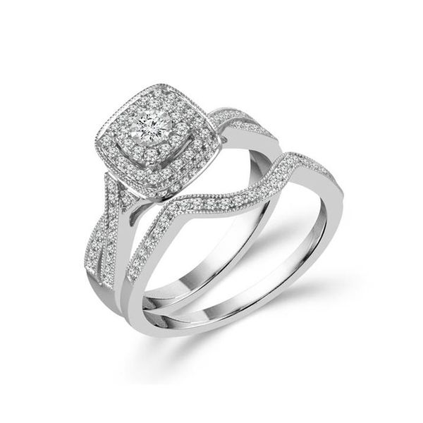 10kt White Gold Diamond Engagement Ring Don's Jewelry & Design Washington, IA