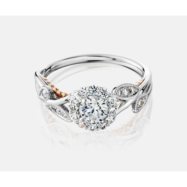 14kt White & Rose Gold Diamond Engagement Ring Don's Jewelry & Design Washington, IA