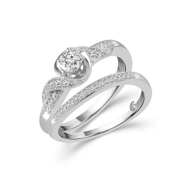 10kt White Gold Diamond Engagement Ring  Don's Jewelry & Design Washington, IA