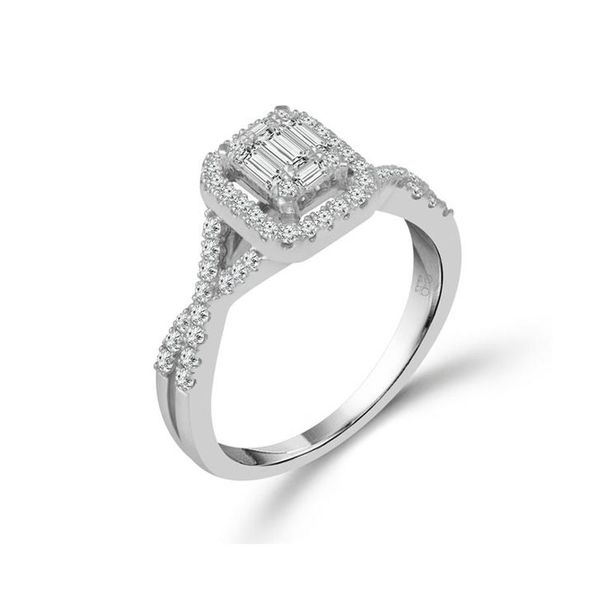14kt White Gold Diamond Engagement Ring Don's Jewelry & Design Washington, IA